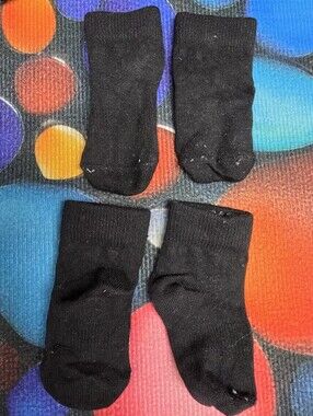Squid Socks Coal Collection - 0-6 months - Black/Bamboo - Infant Socks